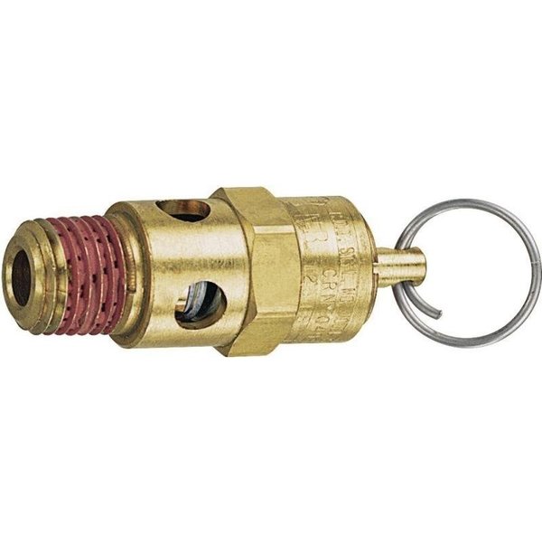 Plews/Edelmann TruFlate Safety Valve, 14 in, Brass Body 21-707